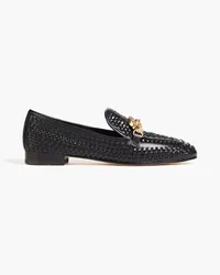 Tory Burch Embellished leather loafers - Black Black