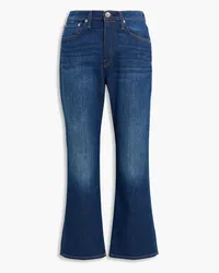 Rag & Bone Maya cropped high-rise flared jeans - Blue Blue