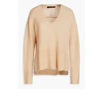 Rohan cashmere and cotton-blend sweater - Neutral