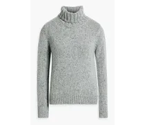 Donegal wool turtleneck sweater - Gray