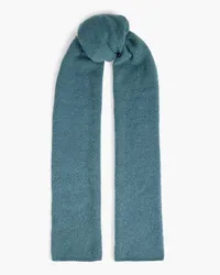 FUSALP Brushed knitted scarf - Blue - OneSize Blue