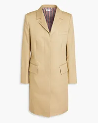 Thom Browne Chesterfield cotton-twill coat - Neutral Neutral