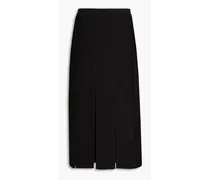 Dolce fringed knitted midi skirt - Black