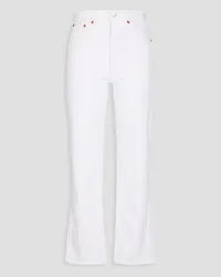 RE/DONE 90s high-rise straight-leg jeans - White White