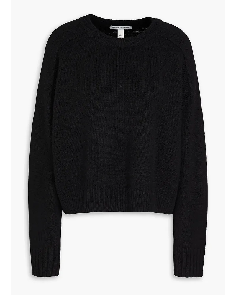 Autumn Cashmere Knitted sweater - Black Black