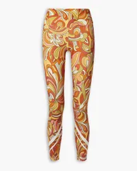 Tory Sport Cropped printed leggings - Red Red