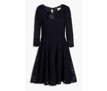 Rhodes crocheted lace mini dress - Blue