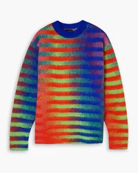 ARG Striped brushed jacquard-knit sweater - Multicolor Multicolor