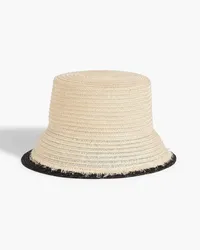 Eugenia Kim Jonah two-tone straw bucket hat - Neutral Neutral