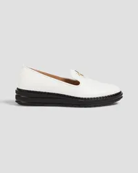 Giuseppe Zanotti Houston 20 leather loafers - White White