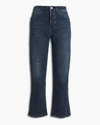 3x1 Austin cropped high-rise straight-leg jeans - Blue Blue