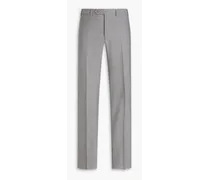 Mélange wool pants - Gray