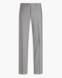 Canali Mélange wool pants - Gray Gray