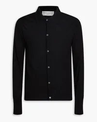 Officine Generale Cotton and Lyocell-blend shirt - Black Black