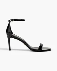 Stuart Weitzman Patent-leather sandals - Black Black