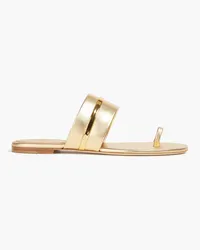 Malone Souliers Bay 10 metallic leather slides - Metallic Metallic