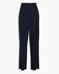 Brunello Cucinelli Wool-twill wide-leg pants - Blue Blue