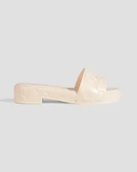 Valentino Garavani Atelier 03 Rose Edition embossed rubber slides - White White