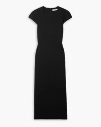 tibi Stretch-knit midi dress - Black Black