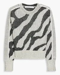 IRO Voryta ribbed jacquard-knit sweater - White White