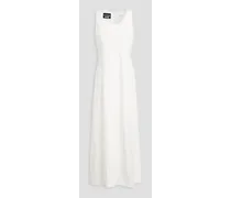 Crepe maxi dress - White