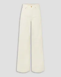 Rag & Bone Sofie high-rise wide-leg jeans - White White