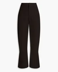 Jil Sander Crepe wide-leg pants - Brown Brown