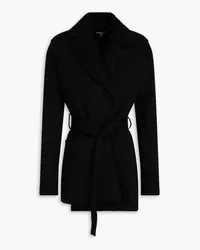 James Perse Belted cotton jacket - Black Black