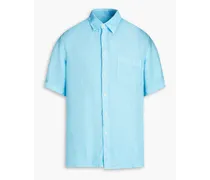 Malibu slub linen shirt - Blue