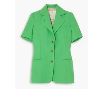 Ginestra striped wool blazer - Green
