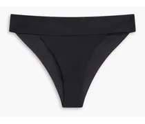 Karina ribbed mid-rise bikini briefs - Black