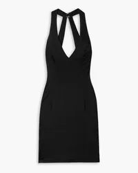 Louisa Ballou High Sea open-back stretch-jersey mini dress - Black Black