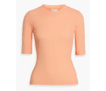 Cotton-jersey top - Orange