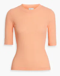 Rosetta Getty Cotton-jersey top - Orange Orange