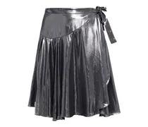 Jubany metallic crepe mini wrap skirt - Metallic