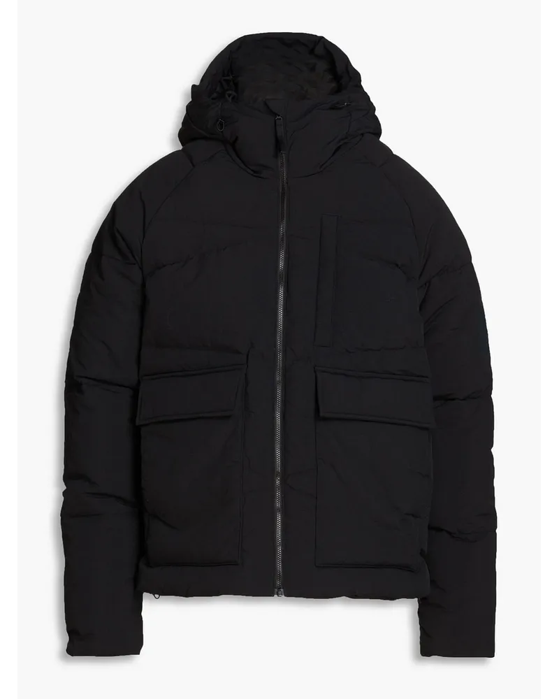 adidas Big Baffle quilted shell hooded jacket - Black Black