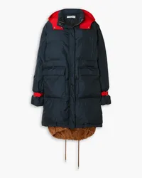 J.W.Anderson Quilted padded shell hooded parka - Blue Blue