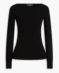 Dolce & Gabbana Stretch-knit sweater - Black Black