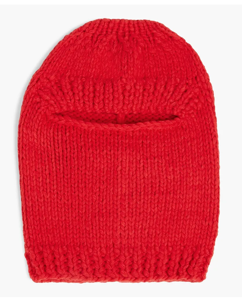 Vivi knitted balaclava - Red