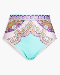 Zimmermann Lola paisley-print high-rise bikini briefs - Multicolor Multicolor