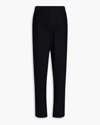 Giorgio Armani Pleated stretch-mesh pants - Black Black