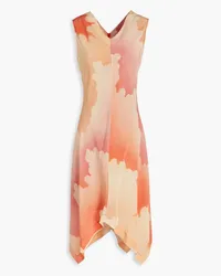 Paul Smith Printed silk midi dress - Pink Pink