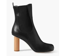 Ariana leather ankle boots - Black