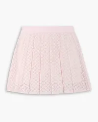 Tory Burch Pleated laser-cut tennis skirt - Pink Pink