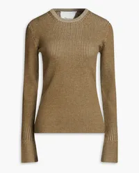 3.1 phillip lim Ribbed wool-blend sweater - Neutral Neutral