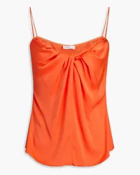 Rosetta Getty Twisted satin camisole - Orange Orange