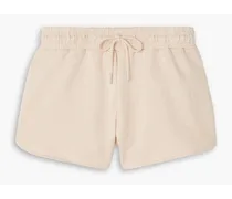 French cotton-terry shorts - Neutral