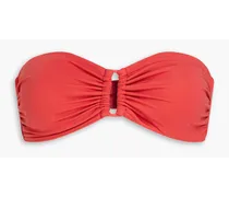 Bandeau bikini top - Red
