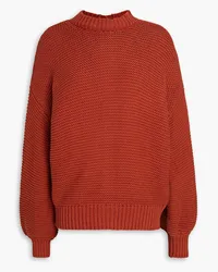 Alex Mill Button-detailed cotton sweater - Red Red