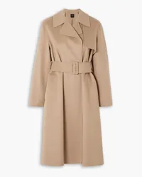 Theory Belted wool and cashmere-blend trench coat - Neutral Neutral